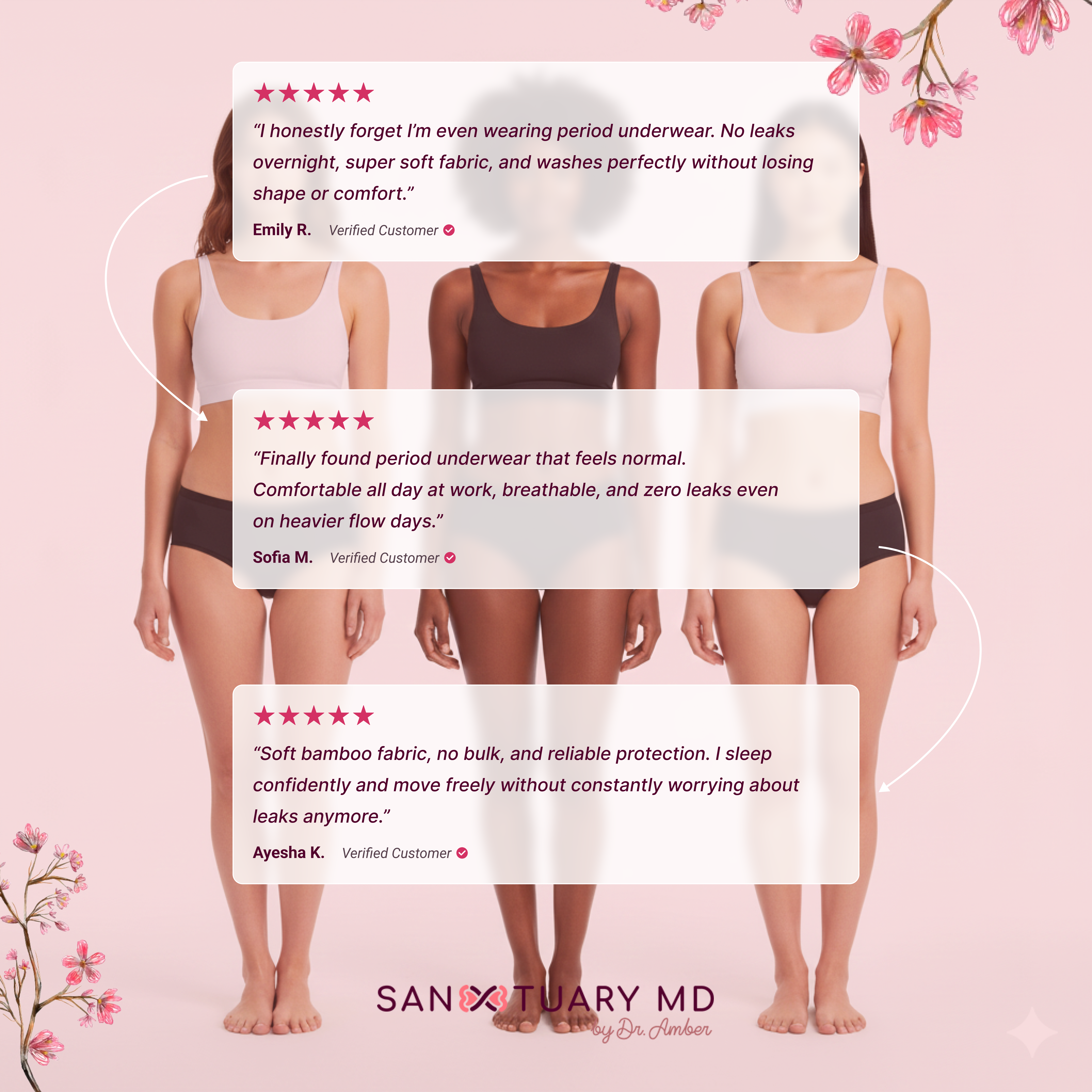 Classic Black Bamboo Period Panty